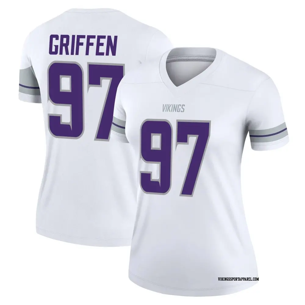 Legend White Women's Everson Griffen Minnesota Vikings Alternate Jersey